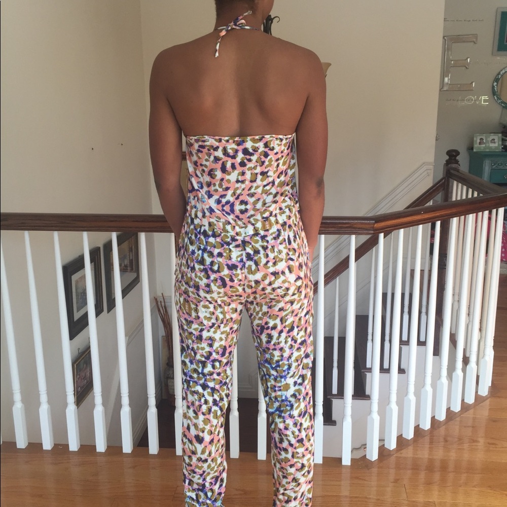 Print pant jumper